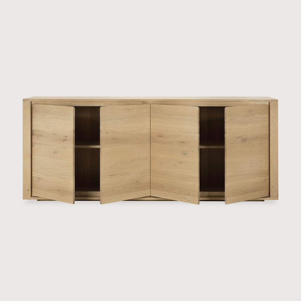 Ethnicraft oak top shadow sideboard