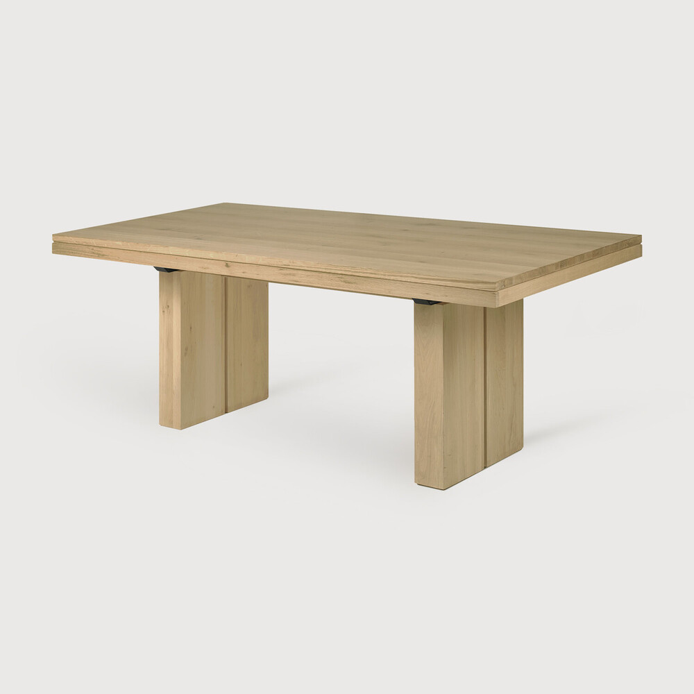 Double extending store dining table