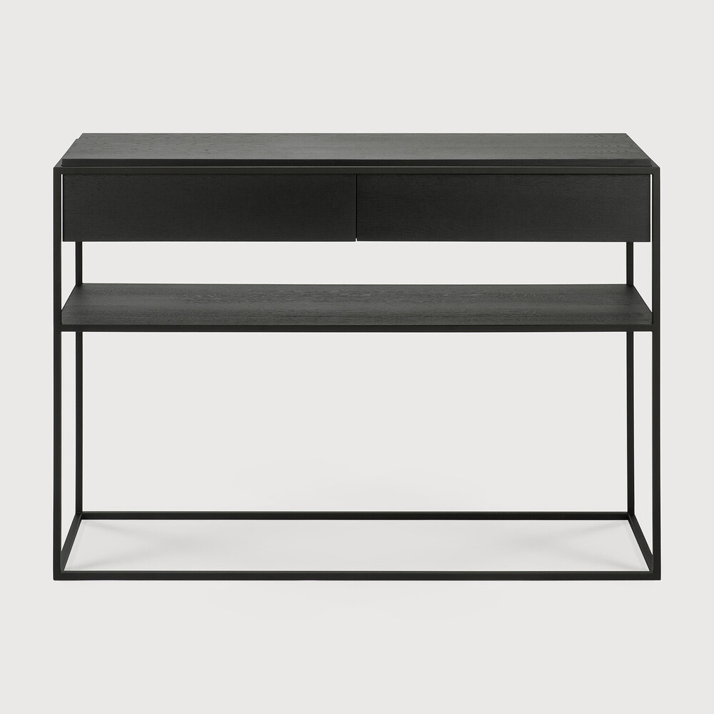 Ethnicraft Monolit TVボード オーク × ブラックスチール Monolit Console - Black Oak – SOBU