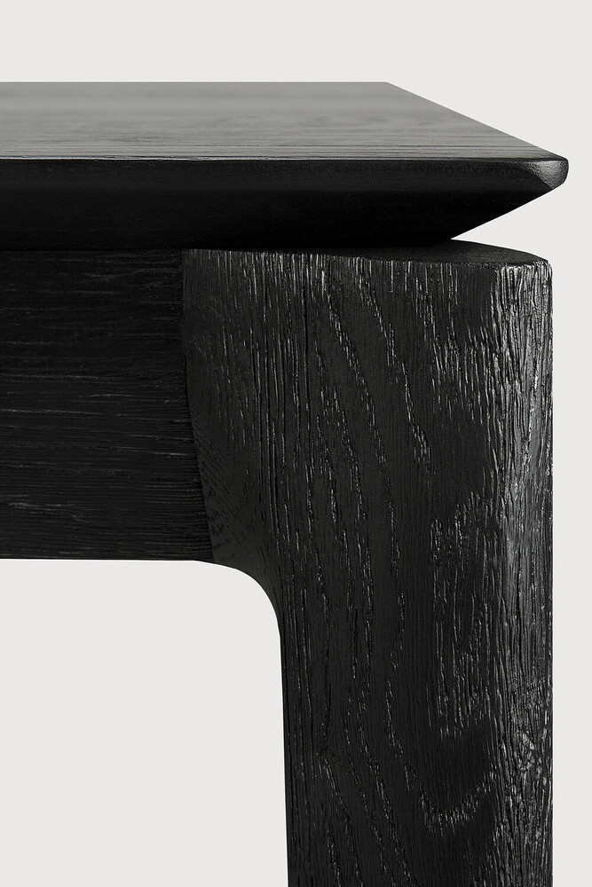 Oak black dining deals table