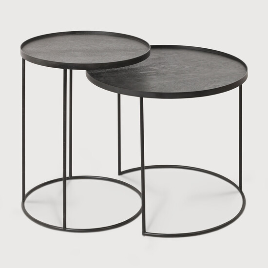 Ethnicraft Dienblad bijzettafel set — productfoto · artikel 20721