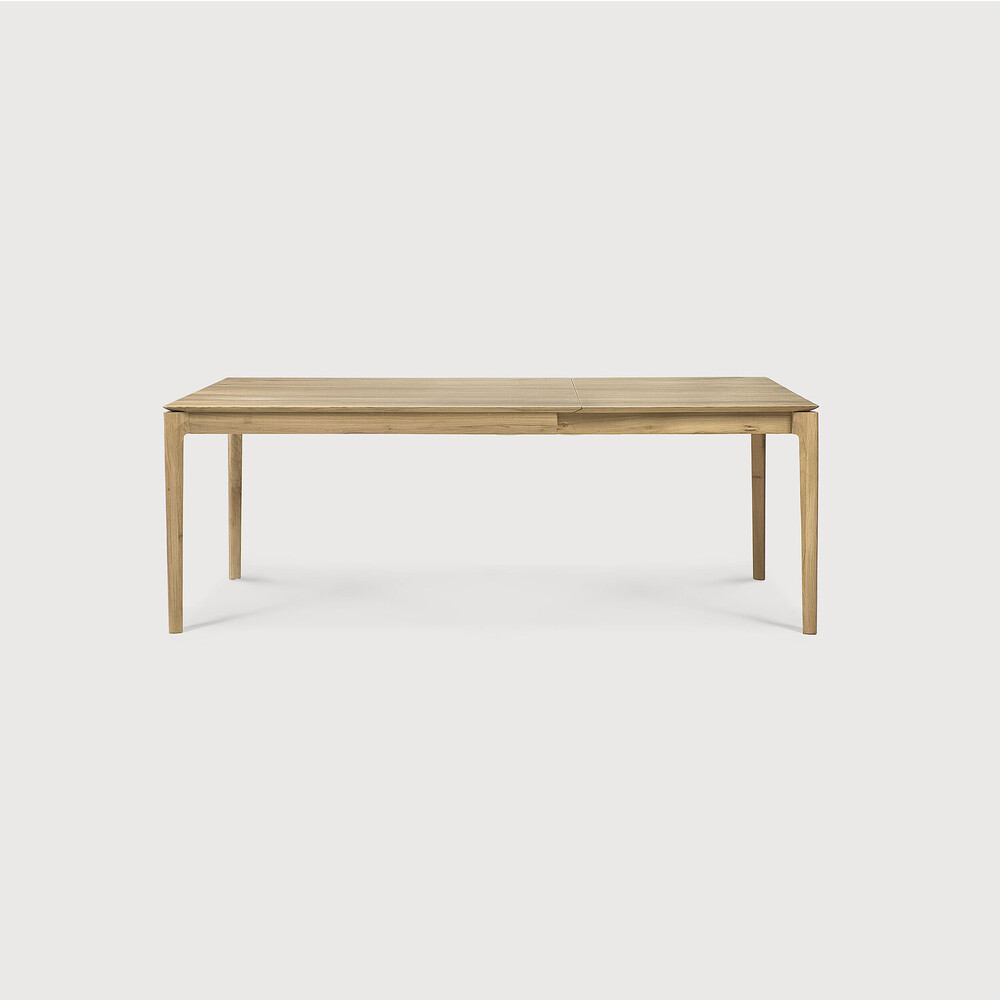 Oak slice extendable 2024 dining table